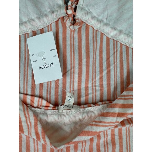 J.Crew Womens Melon Striped Halter Top NWT Size S 60% Cotton 40% Modal Elastic W - Picture 11 of 15